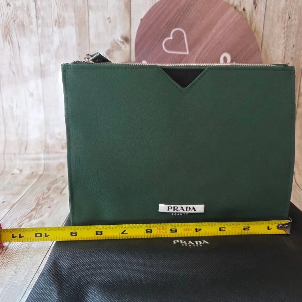 Prada Beauty Cosmetic Bag Pouch NWOT - Picture 4 of 11